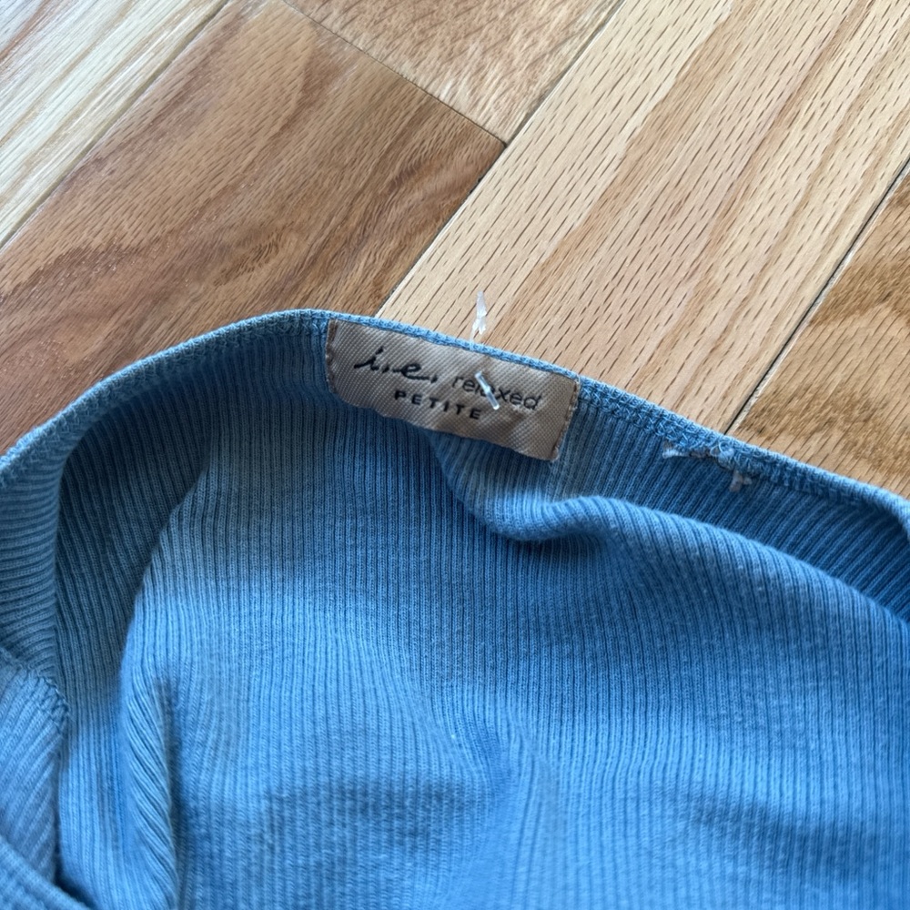 re:named Ribbed Blue Top - Picture 7 of 7